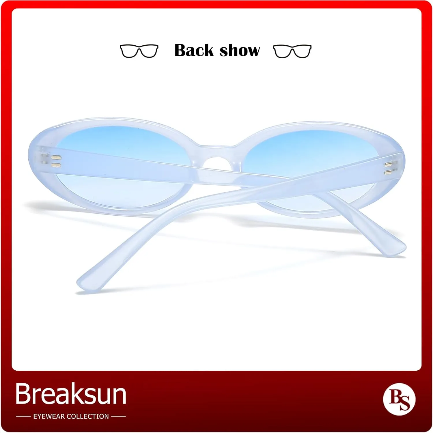 Retro Oval Sunglasses for Women Men Fashion Small Oval Sunglasses 90s Vintage Shades