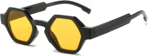 Retro Polygon Sunglasses for Women Shades Uv400 Fashion Punk Candy Color Men Sun Glasses