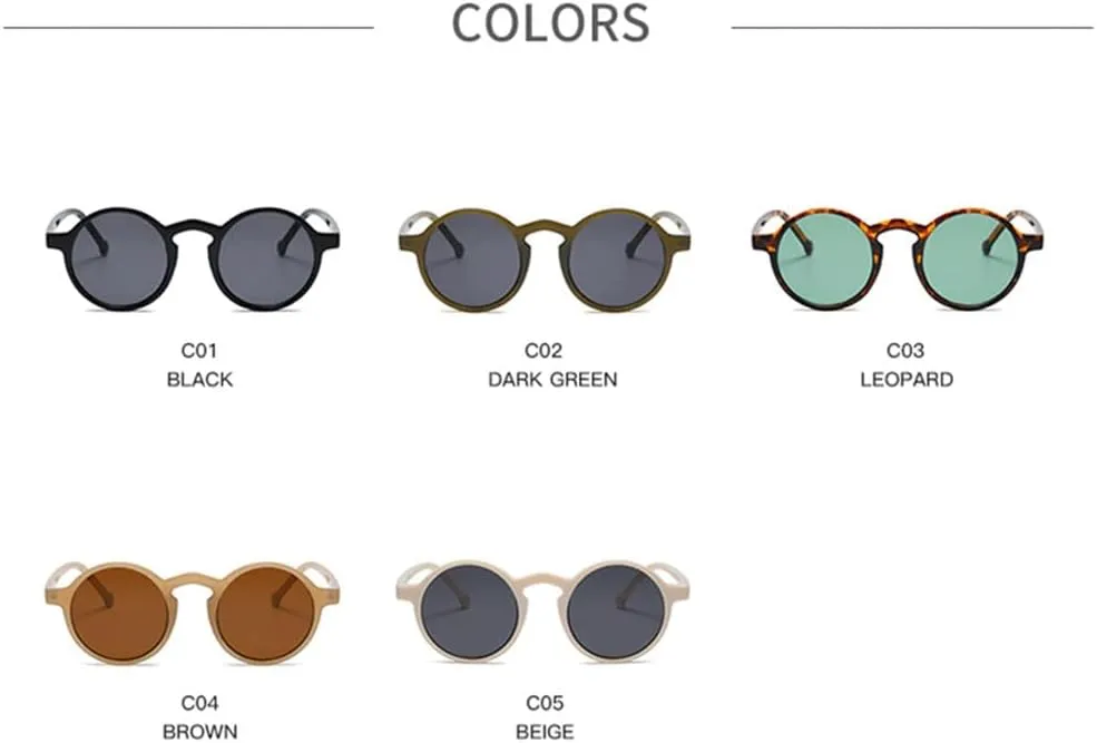 Retro Sunglasses Women Men Driving Shades Dark Green Eyewear UV400