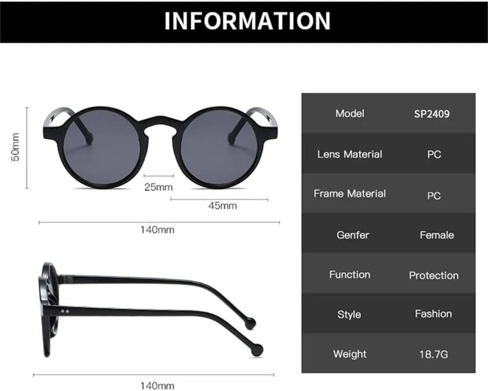 Retro Sunglasses Women Men Driving Shades Dark Green Eyewear UV400