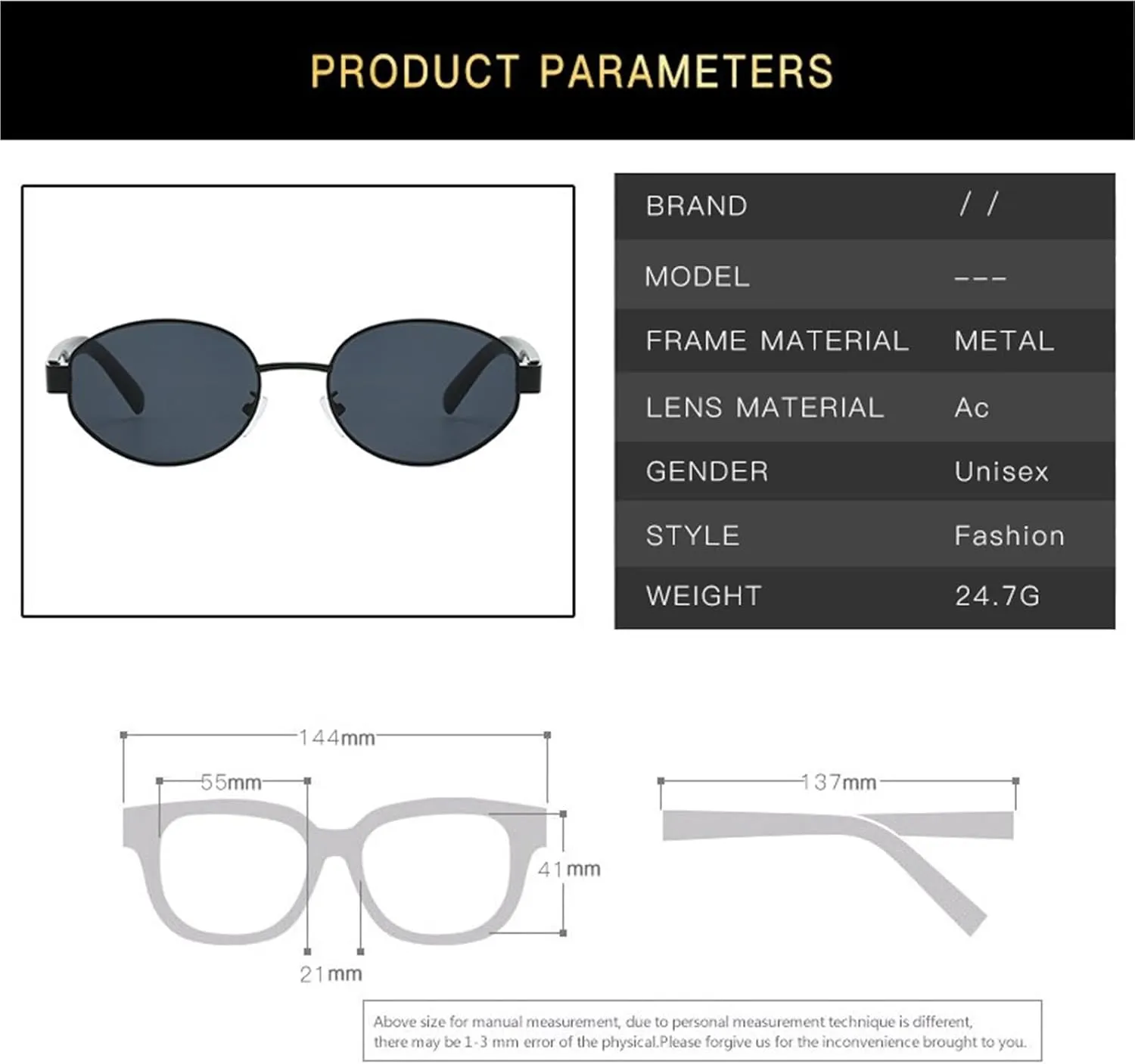 Small Frame Metal Men Sunglasses Sports Outdoor Driving Women Sun Glasses