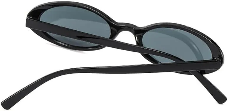 Small Oval Sunglasses Women Men Vintage Hip Hop Cat Eye Sun Glasses Female Punk Eyewear UV400