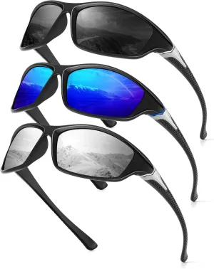 Sports Mens-Sunglasses Polarized Sunglasses-Men: Sunglasses for Men UV Protection for Running Cycling Fishing