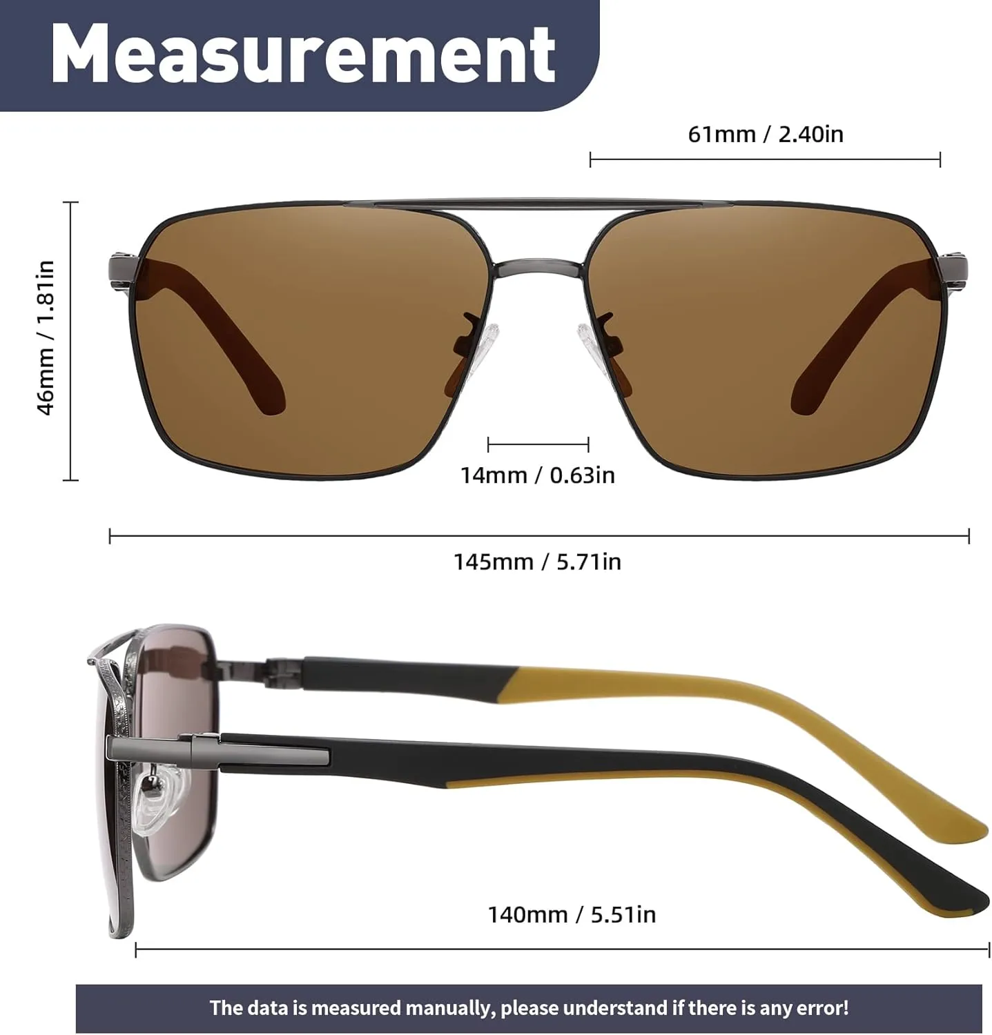 Sunglasses for Men Women Trendy Polarized Sunglasses UV400 Fashion SunGlasses Aviator Sunglasses for Driving Fishing