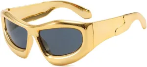 Sunglasses For Women Vintage Oversized Cat Eye Sun Glasses Men Hip Hop Punk Eyewear Female Shades