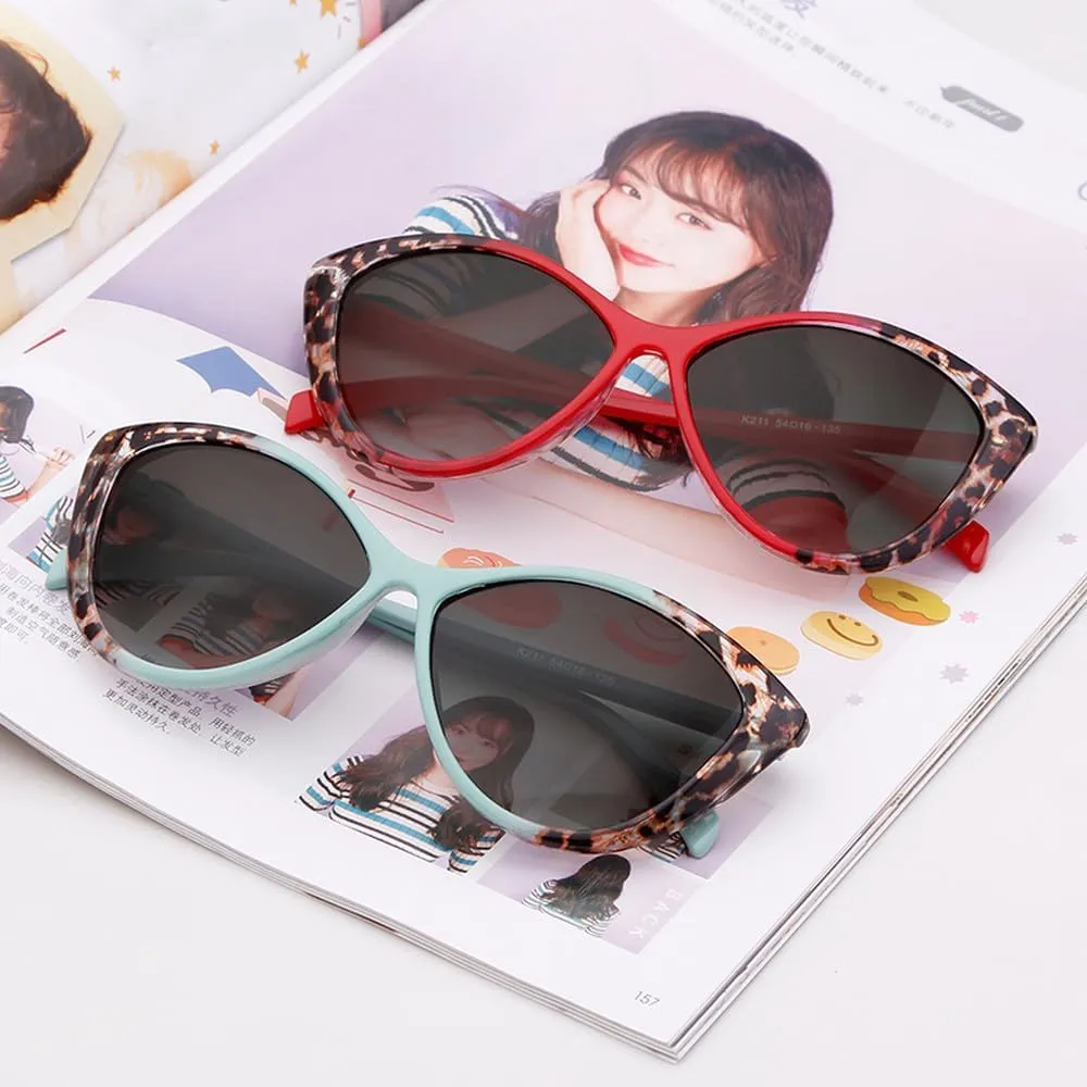 Trendy Cat Eye Sunglasses Vintage Retro LeopardFrame Shades Sun Glasses Women Eyewear