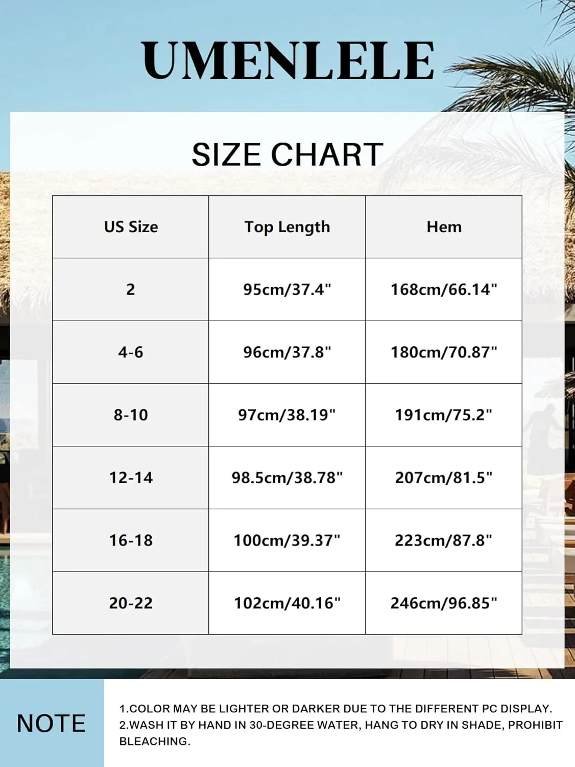 Umenlele Women's Smocked Ruched Tie Knot Ruffle Beach Sarongs Swimsuit Cover Up Split Maxi Skirt