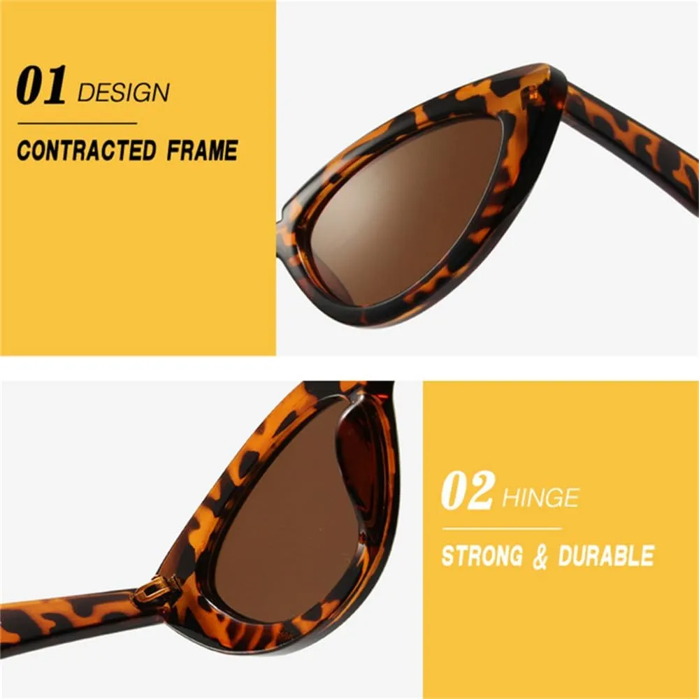 Vintage Cat Eye Sunglasses Women Eyewear Men Gradient Sun Glasses