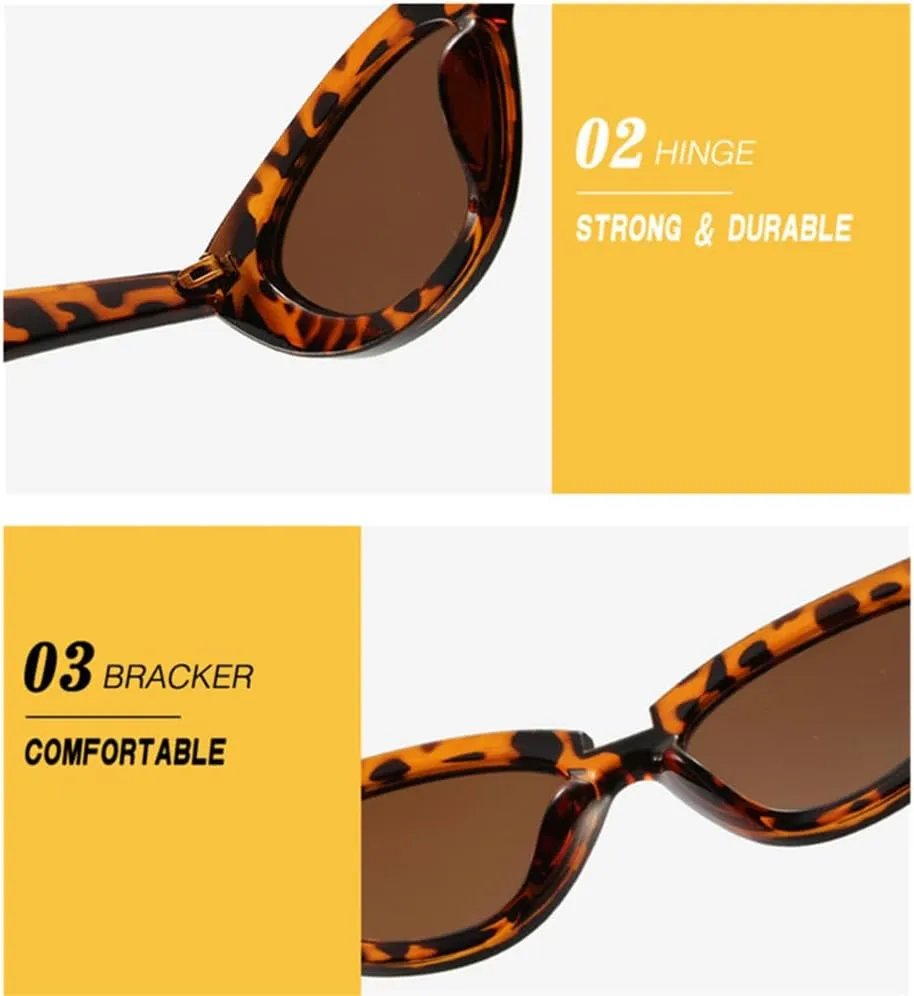 Vintage Cat Eye Sunglasses Women Eyewear Men Gradient Sun Glasses