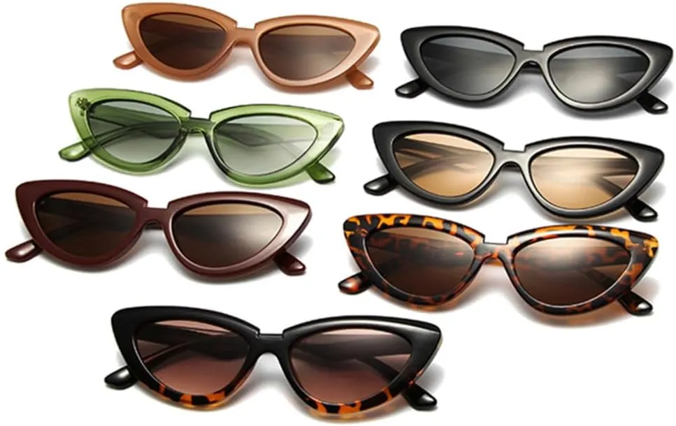 Vintage Cat Eye Sunglasses Women Eyewear Men Gradient Sun Glasses