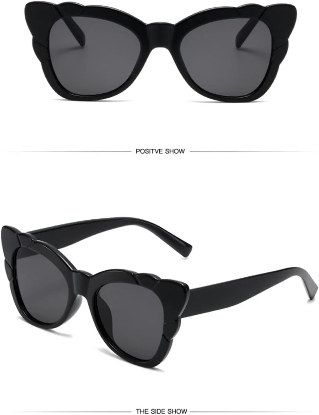 Vintage Cat Eye Women Sunglasses Fashion Gradient Shades Men Punk Sun Glasses Uv400