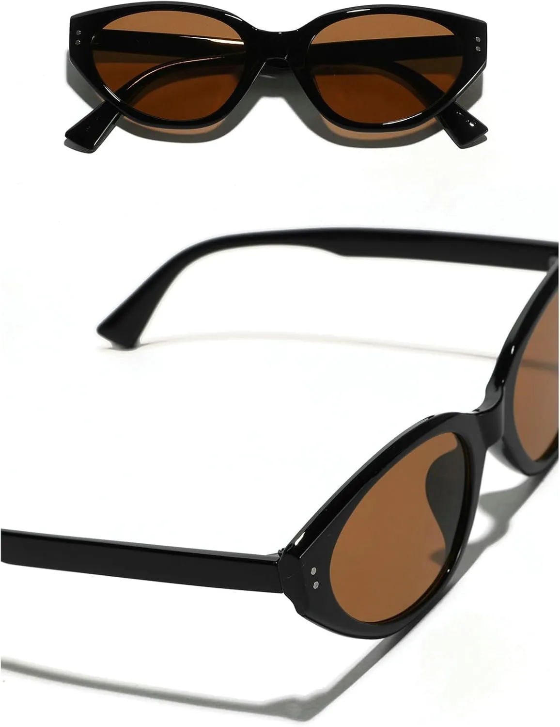 willochra Vintage Cat Eye Sunglasses Woman Retro Sun Glasses Female Fashion 90s Style Cat Eye Shades UV400 Women Sunglasses