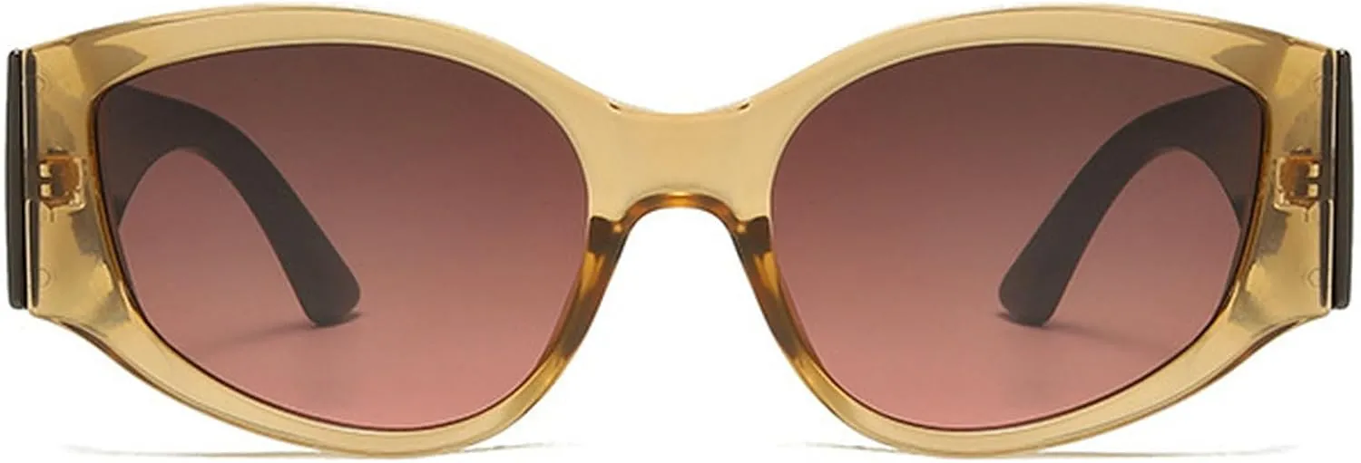 Women Cat Eye Sunglasses Leopard Gradient Vintage Ladies Sunglasses Fashion Travel Glasses Female Retro Sunshade Glasses