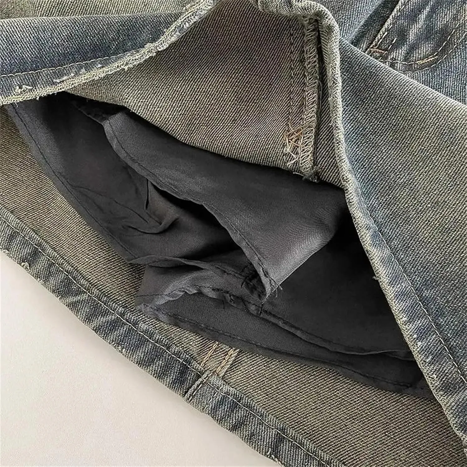 Women Retro High Wiast Denim Short Skirt Fashion Solid Color Sexy Tight A Word Bag Hip Skirts