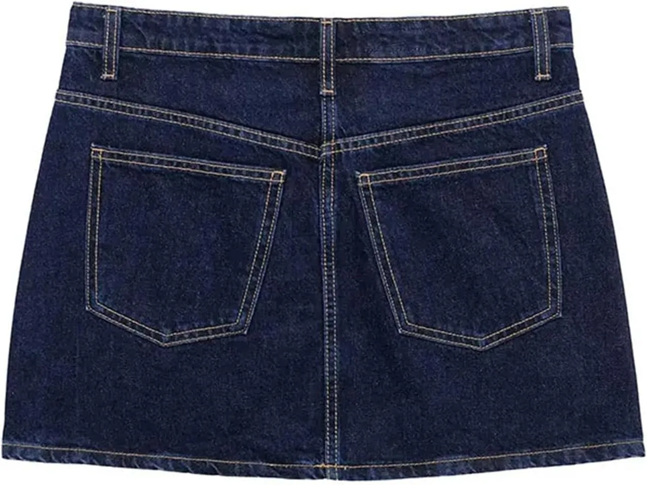 Women Vintage Chic Denim Skirt Fashion High Waist Summer Slim A-LINE Mini Jeans Short Skirt