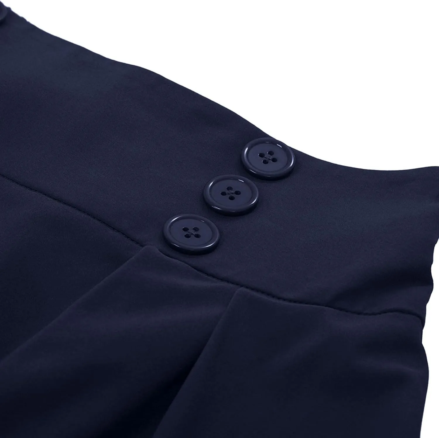 Women Vintage Renaissance Skirts High Waist Pleated Skirt with Pockets Elegant A-Line Maxi Solid Long