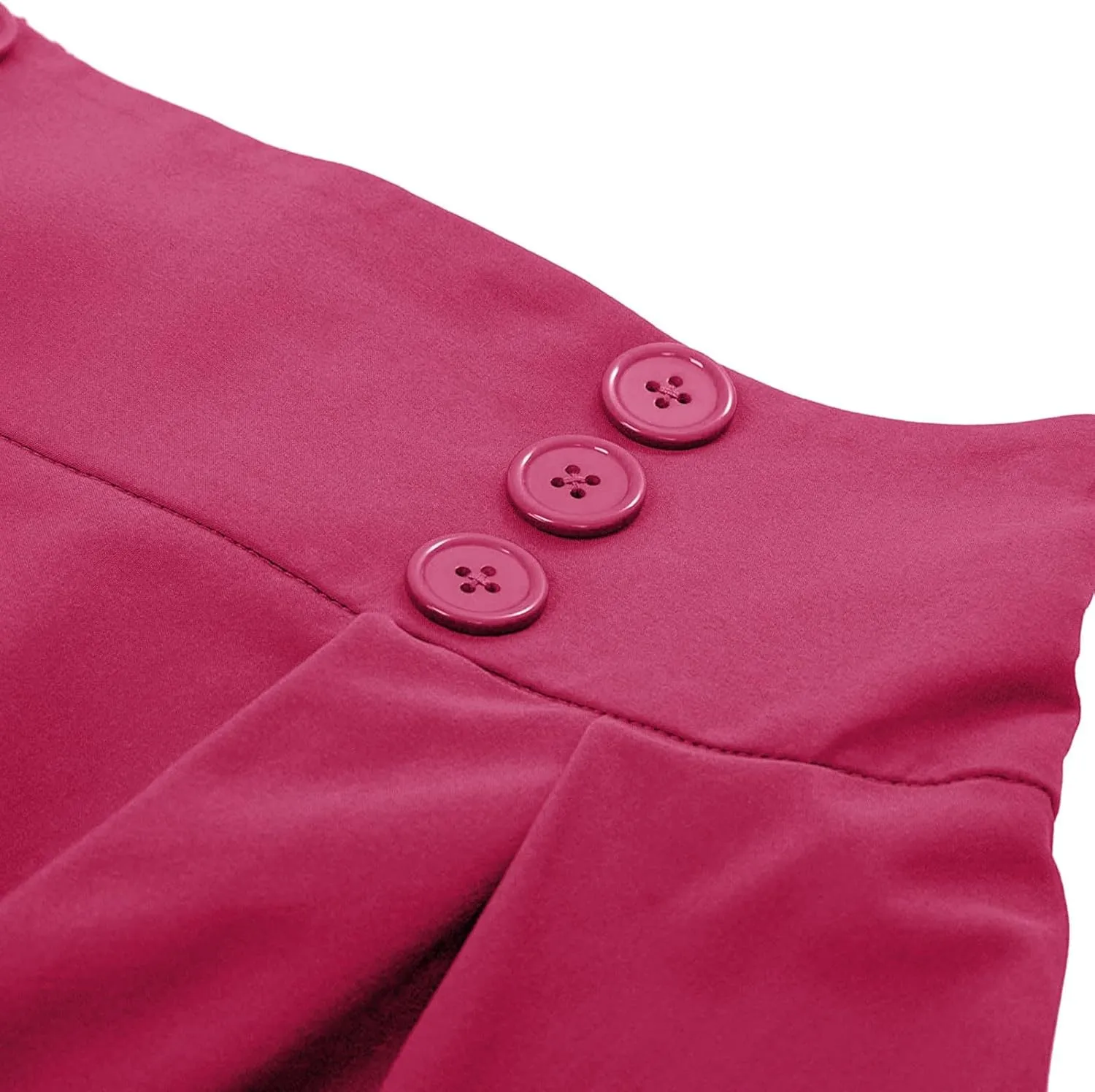 Women Vintage Skirt High Waist Pleated Skirt Midi A-Line Skirts 2025 Fashion Flared Long Skirts Daily Wear