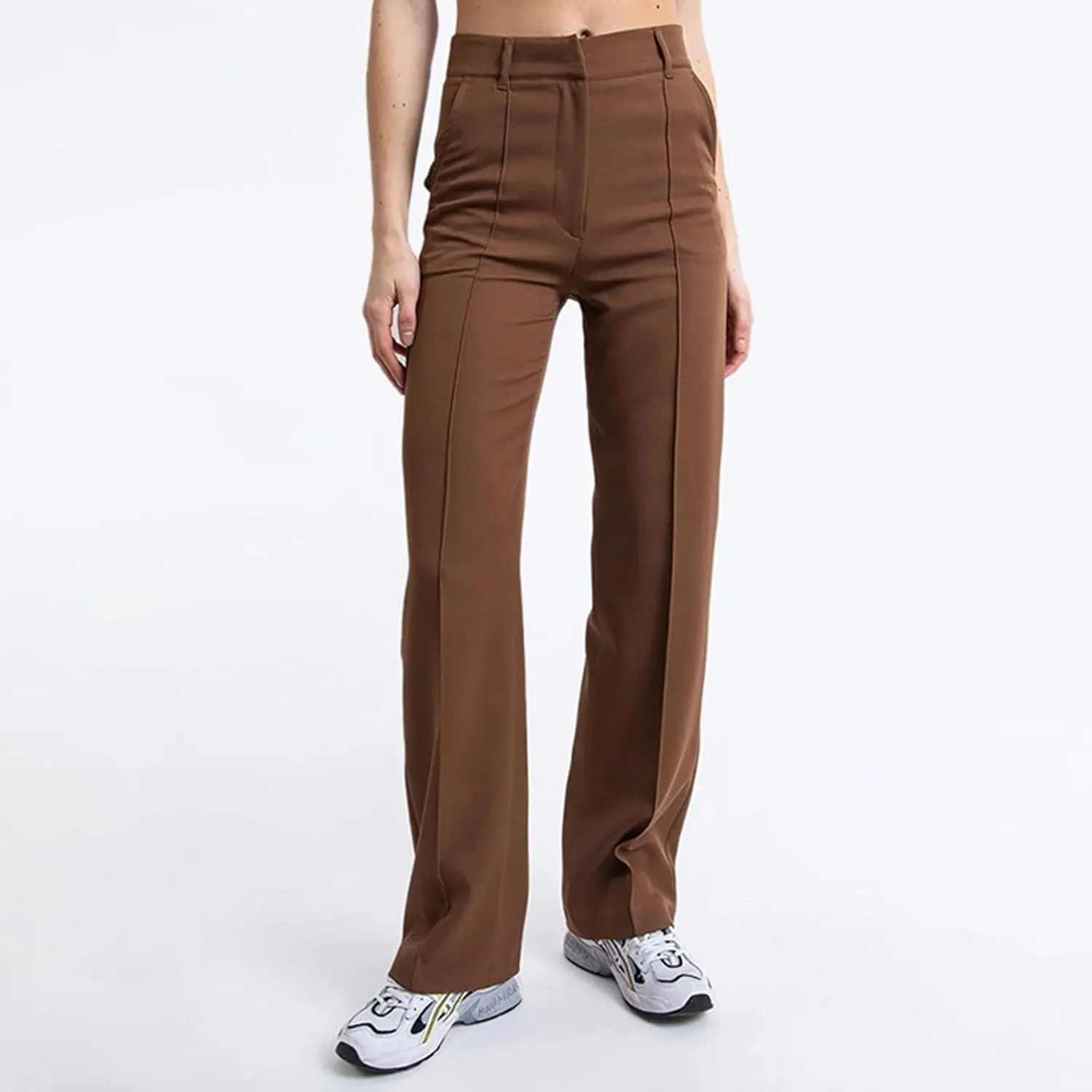 Women's Boyfriend Jeans Pants Fashion Straight-Leg Trousers Slim Fit Trousers with Pockets Cute Jeans, XS-3XL