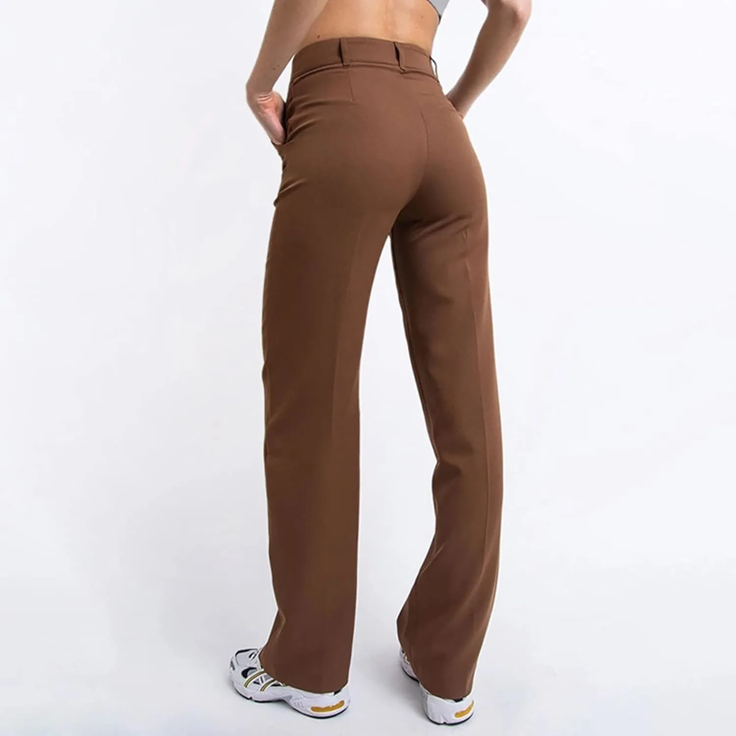 Women's Boyfriend Jeans Pants Fashion Straight-Leg Trousers Slim Fit Trousers with Pockets Cute Jeans, XS-3XL