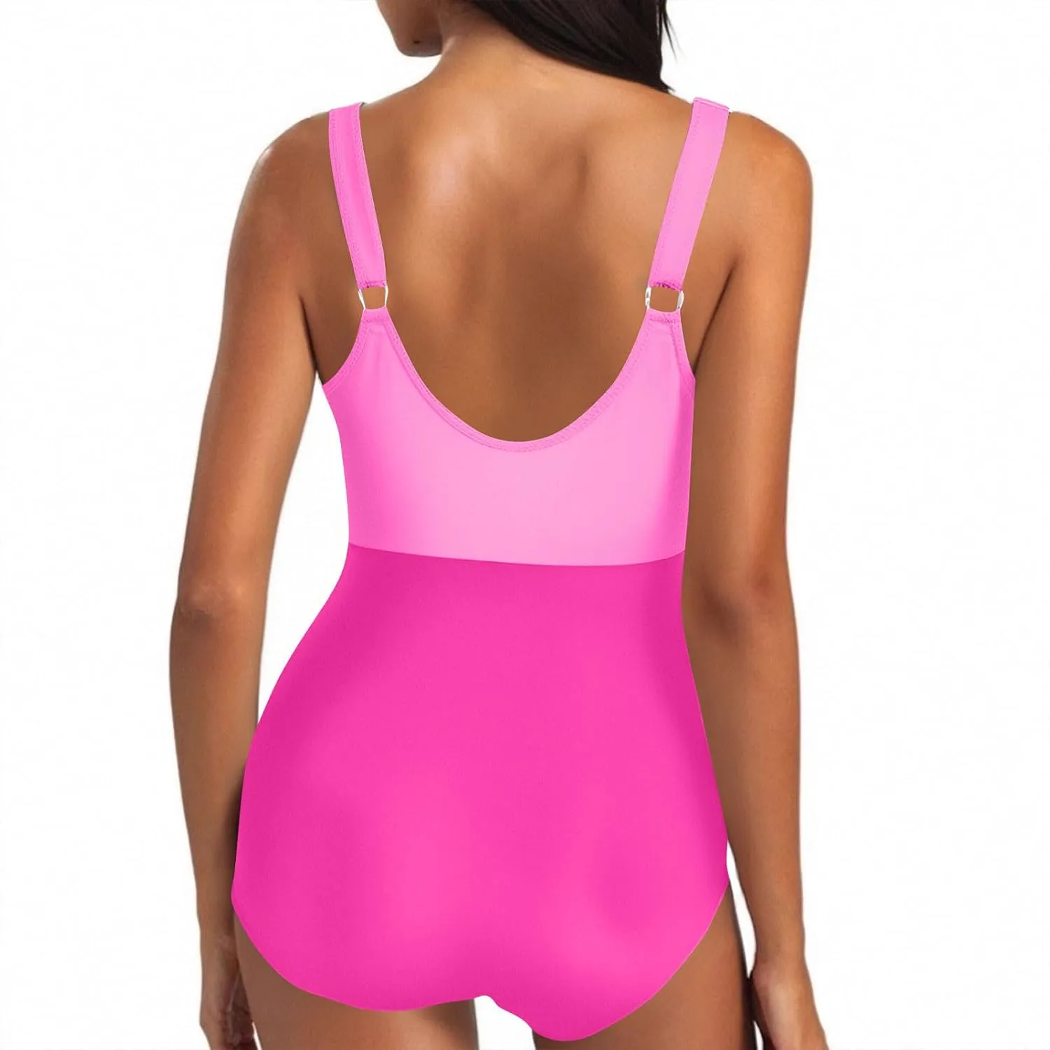 Women's Cut Out One Piece Swimsuit Tummy Control Fashion Bathing Suit Beach Vacation Tie Knot Tankini Swimwear 2025