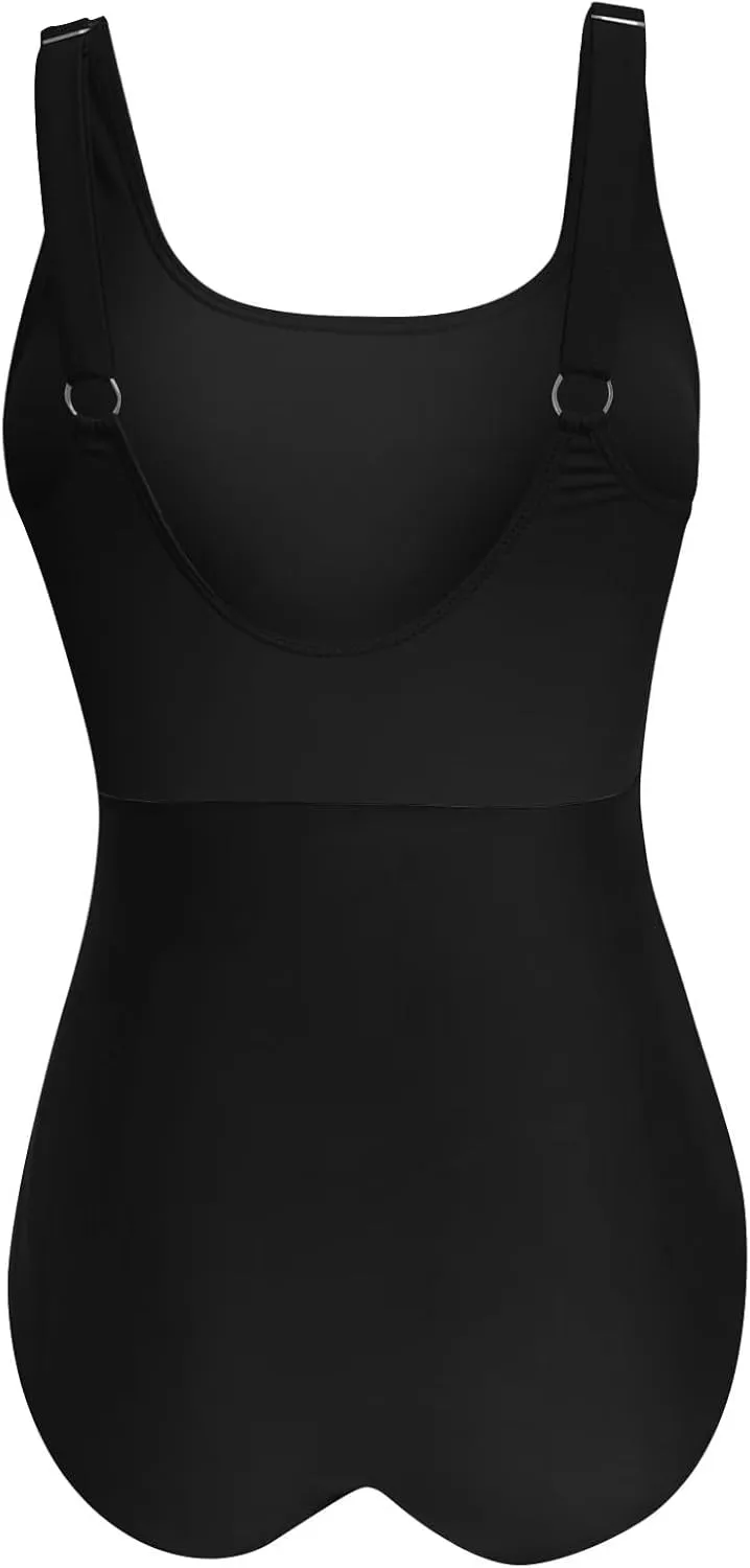 Women's Cut Out One Piece Swimsuit Tummy Control Fashion Bathing Suit Beach Vacation Tie Knot Tankini Swimwear 2025