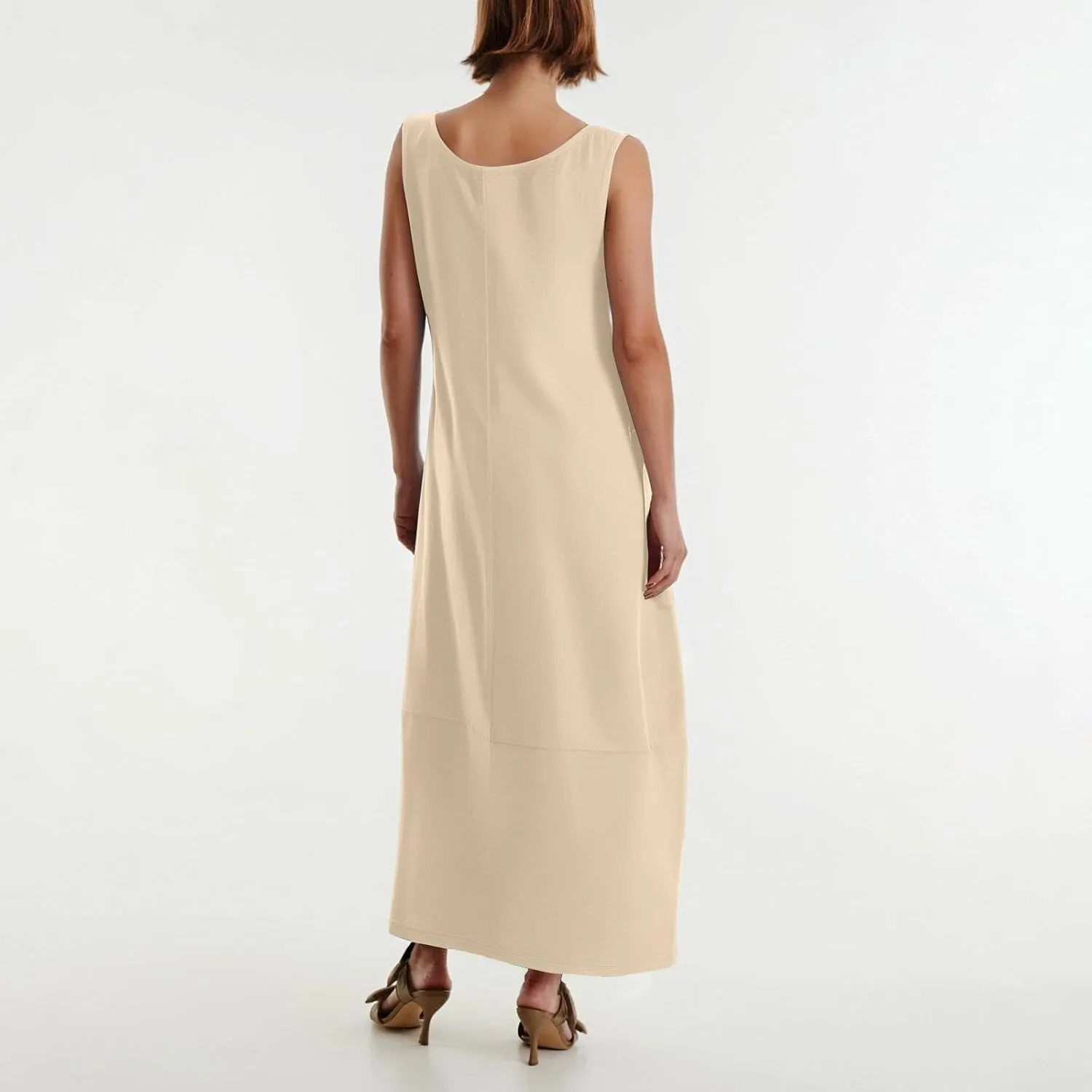 Women's Dresses Casual Loose Sundress Beach Vacation Scoop Neck Tank Dress Sleeveless Flowy 2025 Summer Maxi Dress