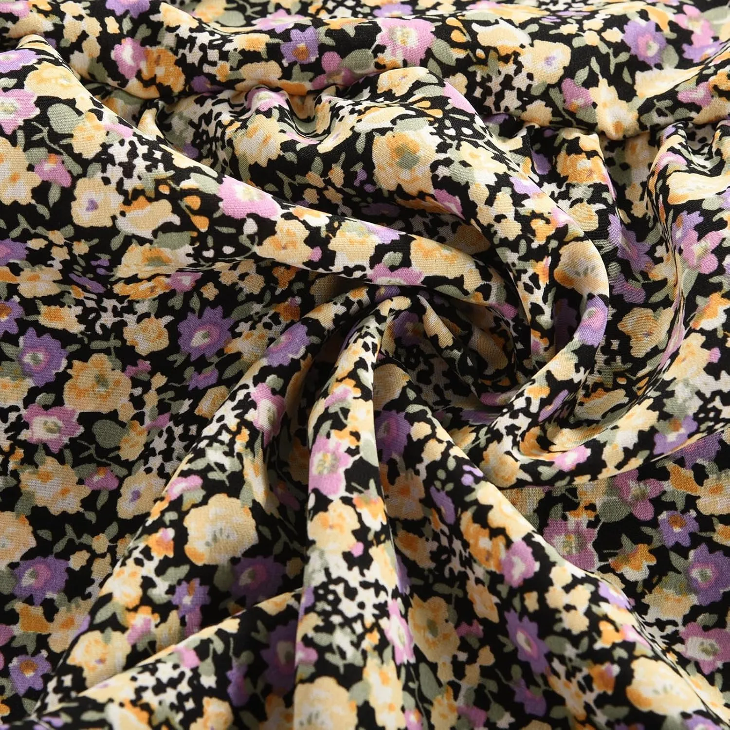 Womens Floral Maxi Skirt Flowy Boho Skirts Summer Floral Printed Skirts A Line Ruffle Skirts High Waist Pleated Skirt