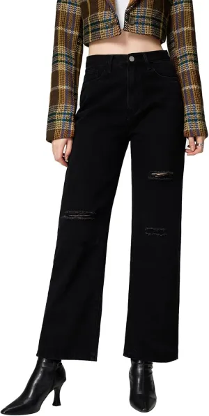 Womens Rise Stretch Boot Cut Jeans Fitting High Waisted Jeans Jeans Womans Woman's Jeans Jean
