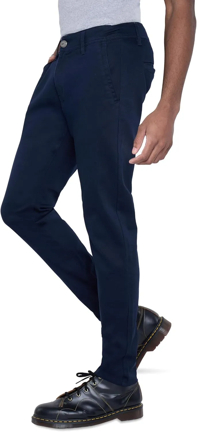 X RAY Jeans Men's Stretch Pants, Slim Fit Flexible Commuter Colored Denim Jeans, Casual Pants for Men