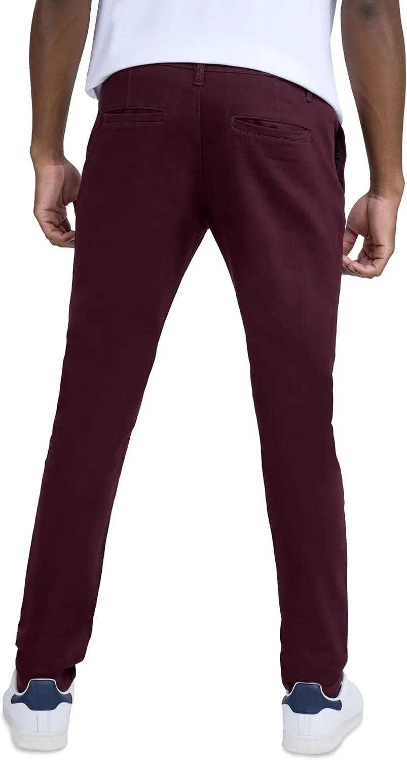X RAY Jeans Men's Stretch Pants, Slim Fit Flexible Commuter Colored Denim Jeans, Casual Pants for Men