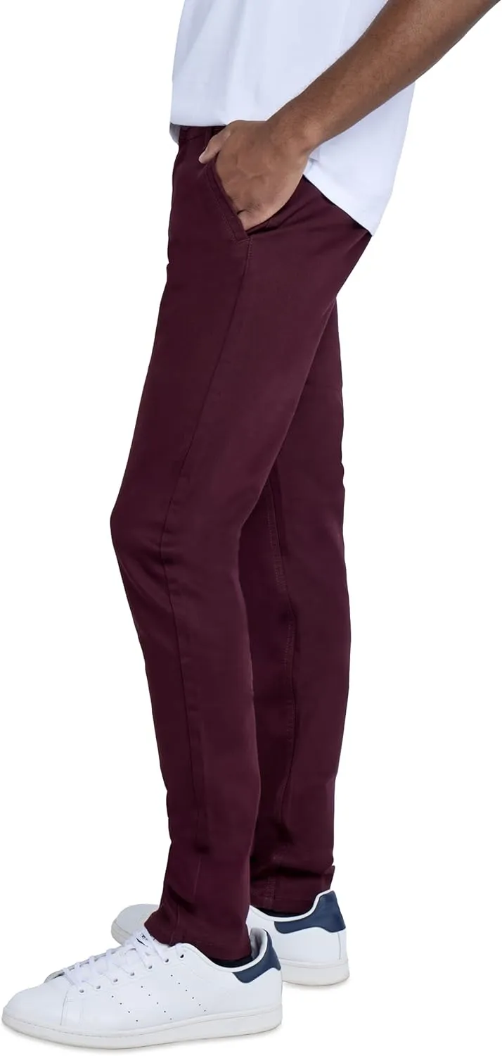 X RAY Jeans Men's Stretch Pants, Slim Fit Flexible Commuter Colored Denim Jeans, Casual Pants for Men