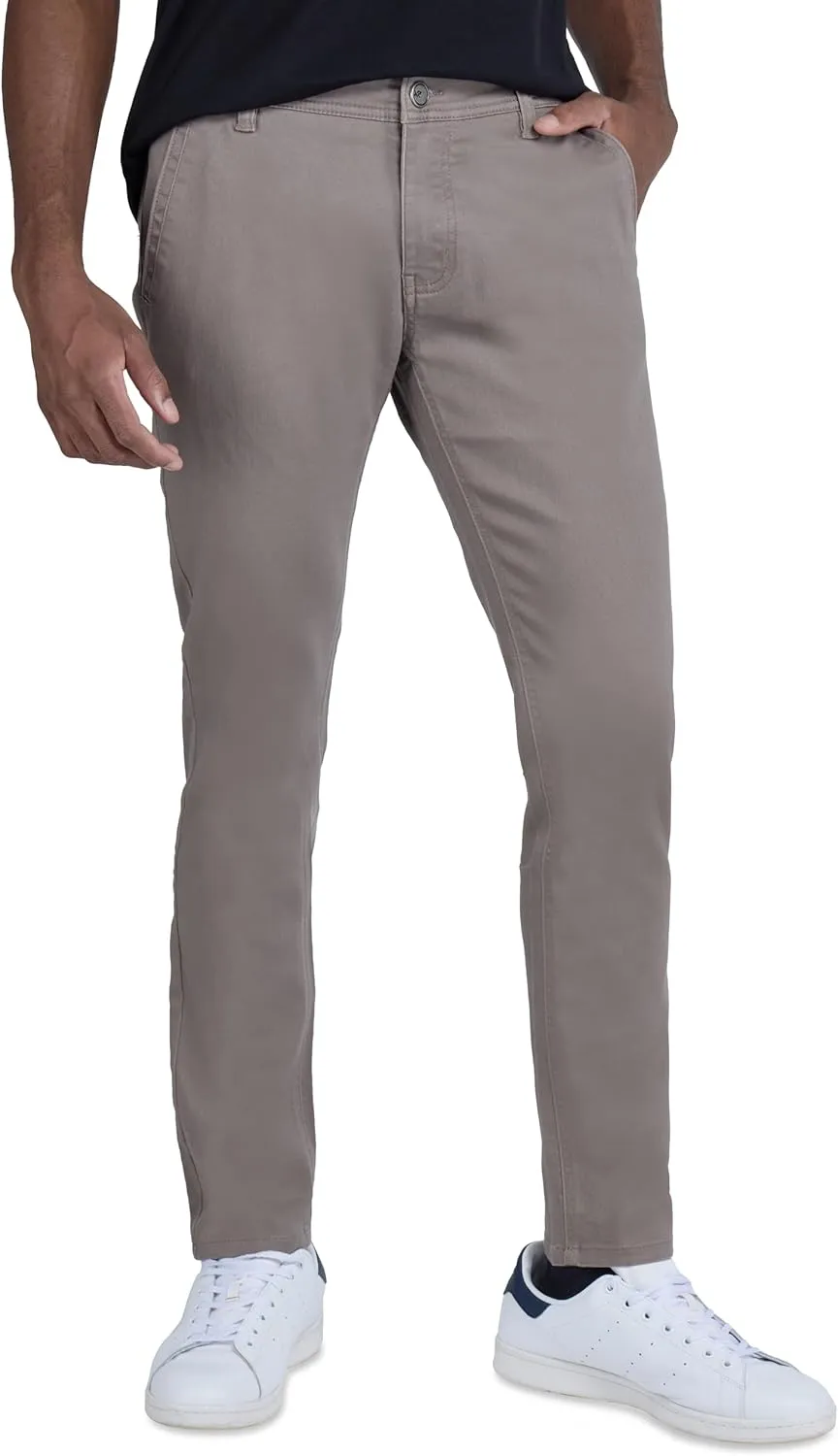 X RAY Jeans Men's Stretch Pants, Slim Fit Flexible Commuter Colored Denim Jeans, Casual Pants for Men