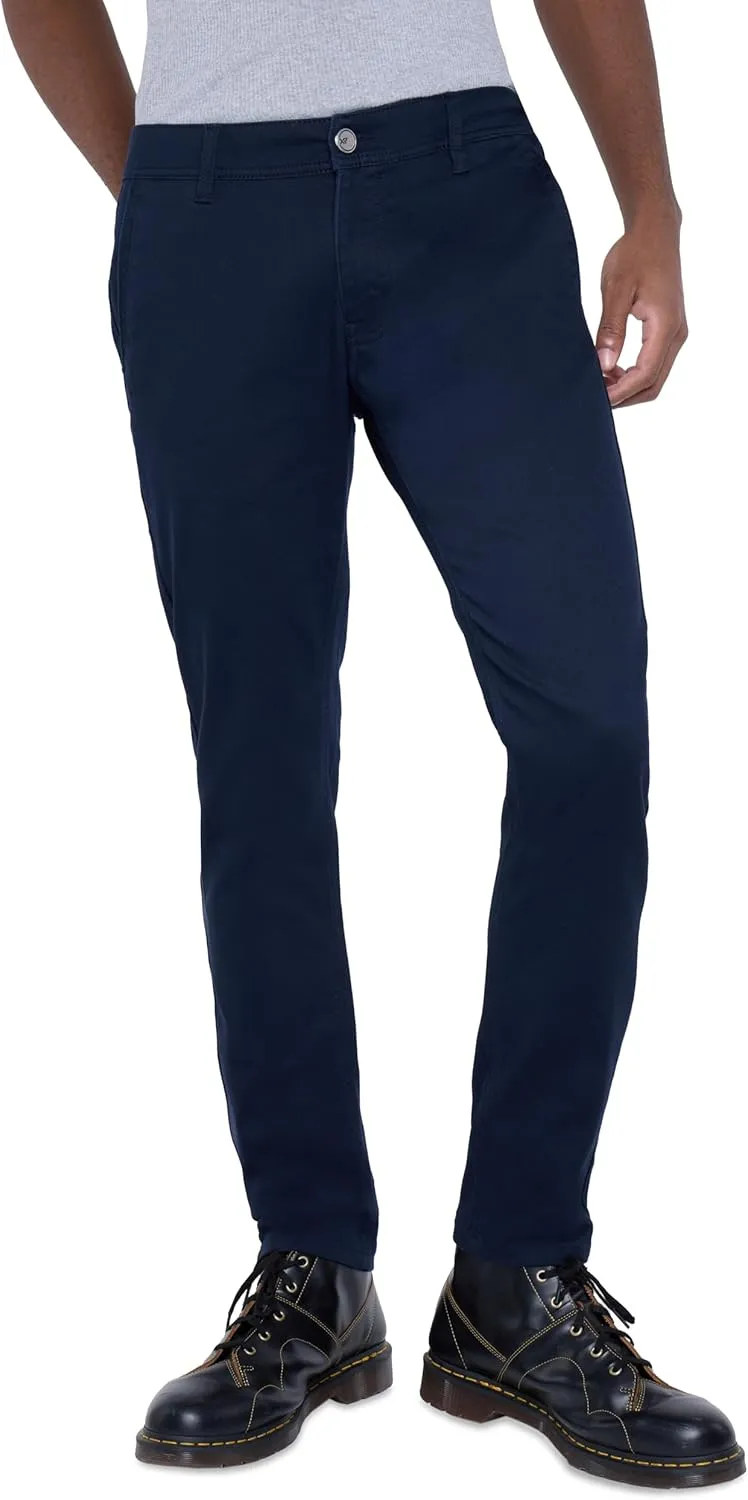 X RAY Jeans Men's Stretch Pants, Slim Fit Flexible Commuter Colored Denim Jeans, Casual Pants for Men