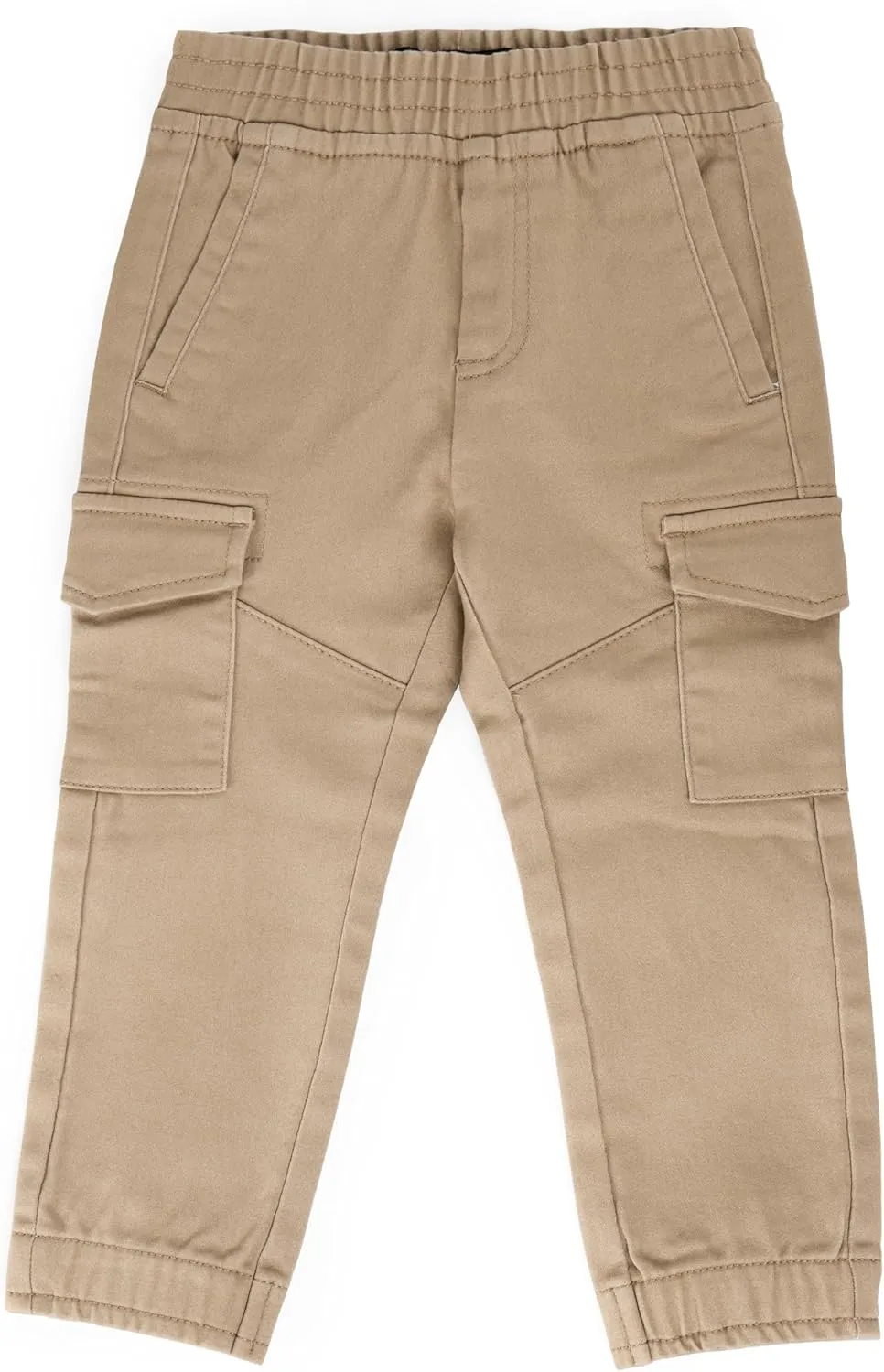 X RAY Jogger-Style Cargo Pant (2T - 4T), Toddlers Stretchy Colored Denim Jeans, Casual Tapered Pants for Boys Elastic Waist,