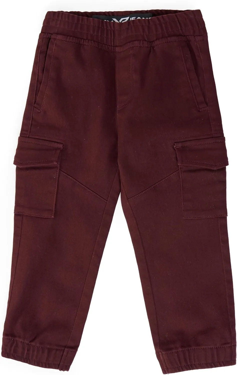 X RAY Jogger-Style Cargo Pant (2T - 4T), Toddlers Stretchy Colored Denim Jeans, Casual Tapered Pants for Boys Elastic Waist,