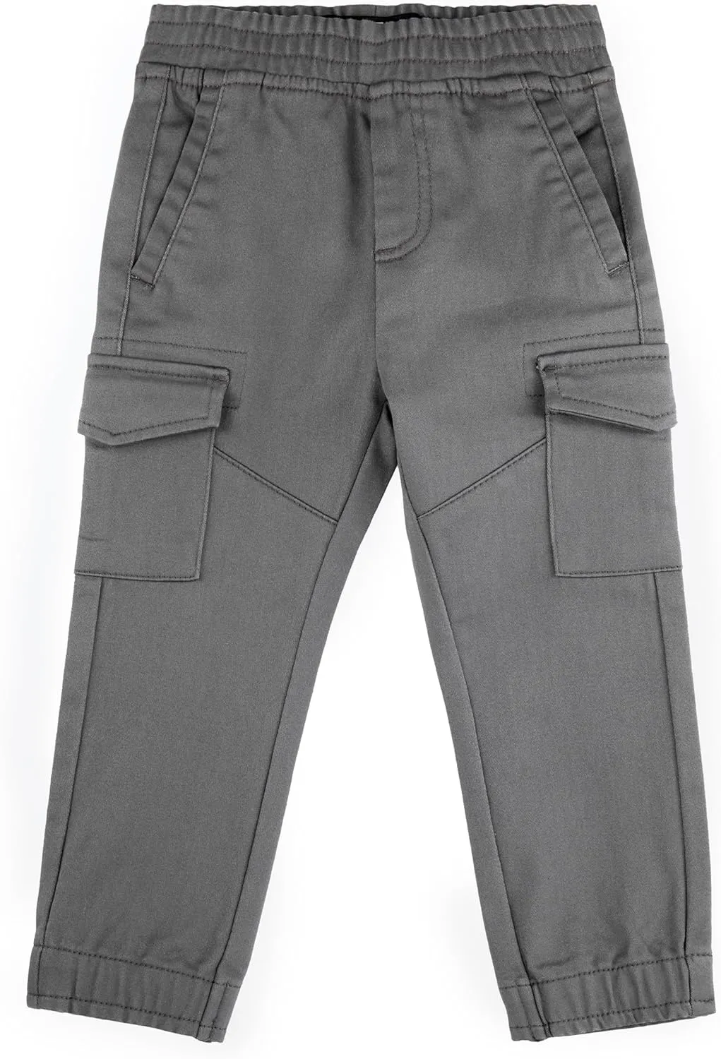 X RAY Jogger-Style Cargo Pant (2T - 4T), Toddlers Stretchy Colored Denim Jeans, Casual Tapered Pants for Boys Elastic Waist,