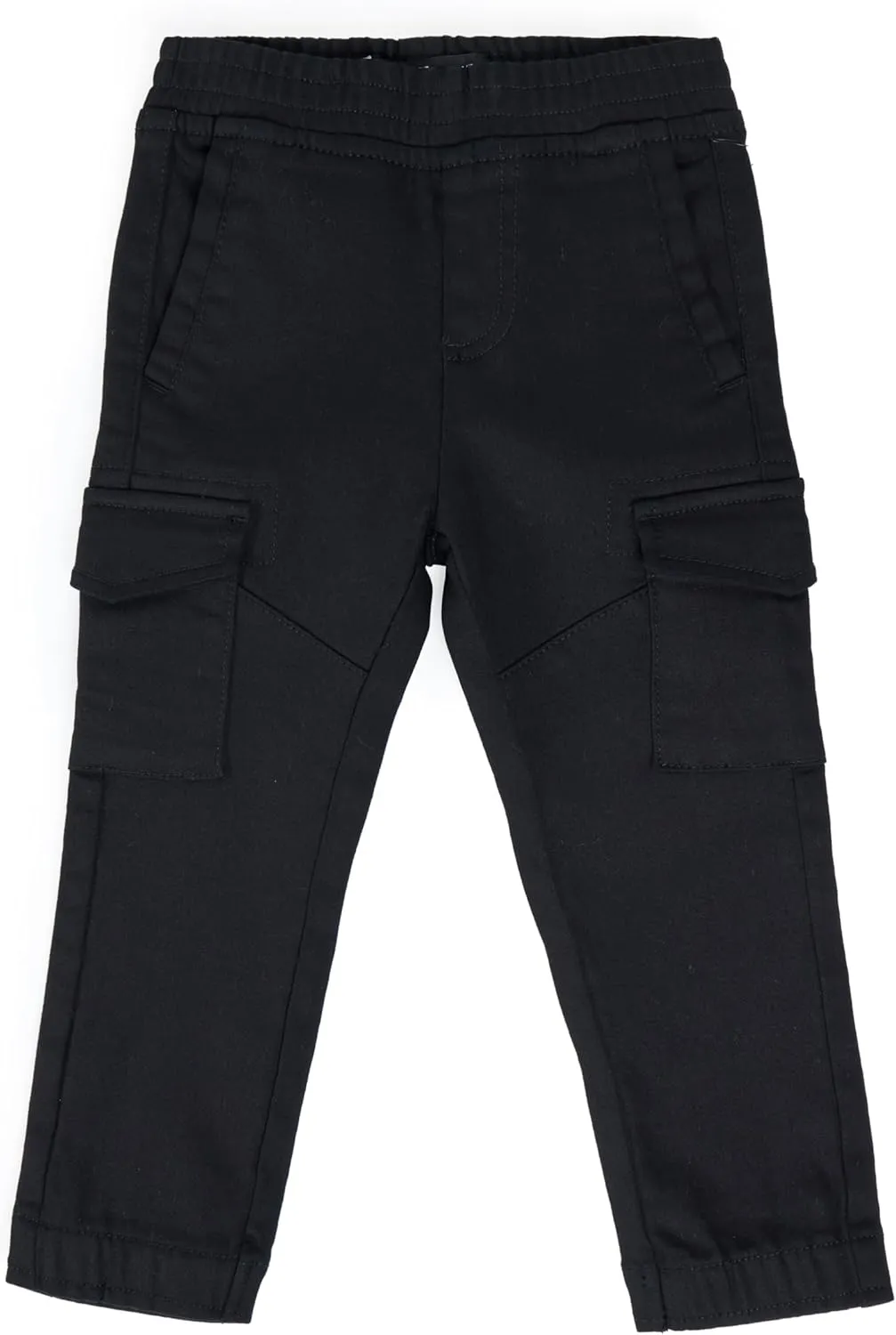 X RAY Jogger-Style Cargo Pant (2T - 4T), Toddlers Stretchy Colored Denim Jeans, Casual Tapered Pants for Boys Elastic Waist,