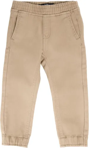 X RAY Jogger-Style Toddlers (2T-4T) Stretchy Colored Denim Jeans, Casual Pants for Boy with Tapered Leg and Elastic Waistband