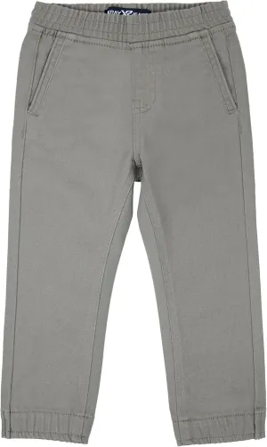 X RAY Jogger-Style Toddlers (2T-4T) Stretchy Colored Denim Jeans, Casual Pants for Boy with Tapered Leg and Elastic Waistband
