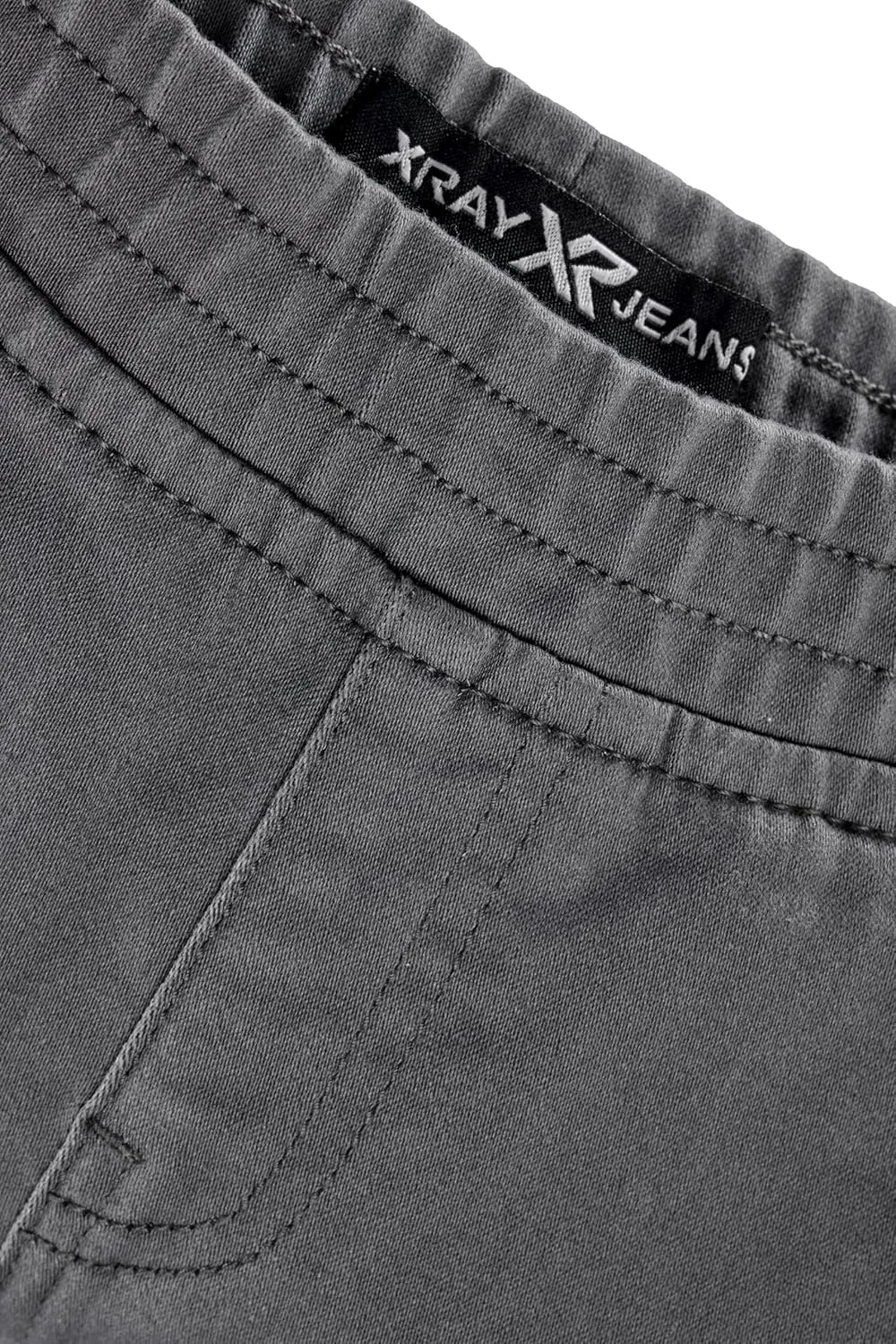 X RAY Jogger-Style Toddlers (2T-4T) Stretchy Colored Denim Jeans, Casual Pants for Boy with Tapered Leg and Elastic Waistband