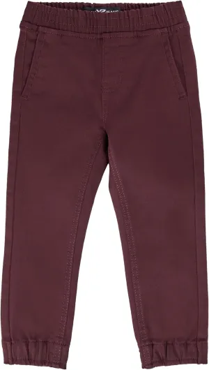 X RAY Jogger-Style Toddlers (2T-4T) Stretchy Colored Denim Jeans, Casual Pants for Boy with Tapered Leg and Elastic Waistband