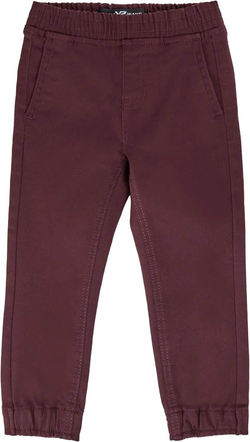 X RAY Jogger-Style Toddlers (2T-4T) Stretchy Colored Denim Jeans, Casual Pants for Boy with Tapered Leg and Elastic Waistband