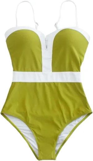 yardsong Bathing Suit for Women One Piece Modest Swimsuits Adjustable Spaghetti Straps Backless Tummy Control Swimwear