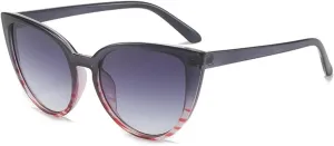ZENYS Men and Women Vintage Cat Eye Outdoor Vacation Fashion Sunglasses (Color : 4, Size : 1)