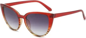 ZENYS Men and Women Vintage Cat Eye Outdoor Vacation Sunglasses (Color : 5, Size : 1)